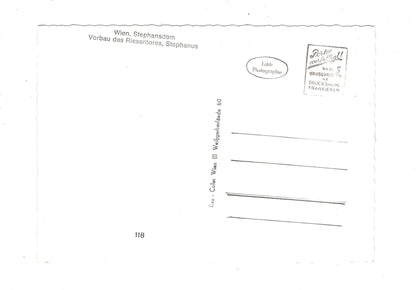 Ansichtskarte Wien / Stephansdom / Österreich / N1-64