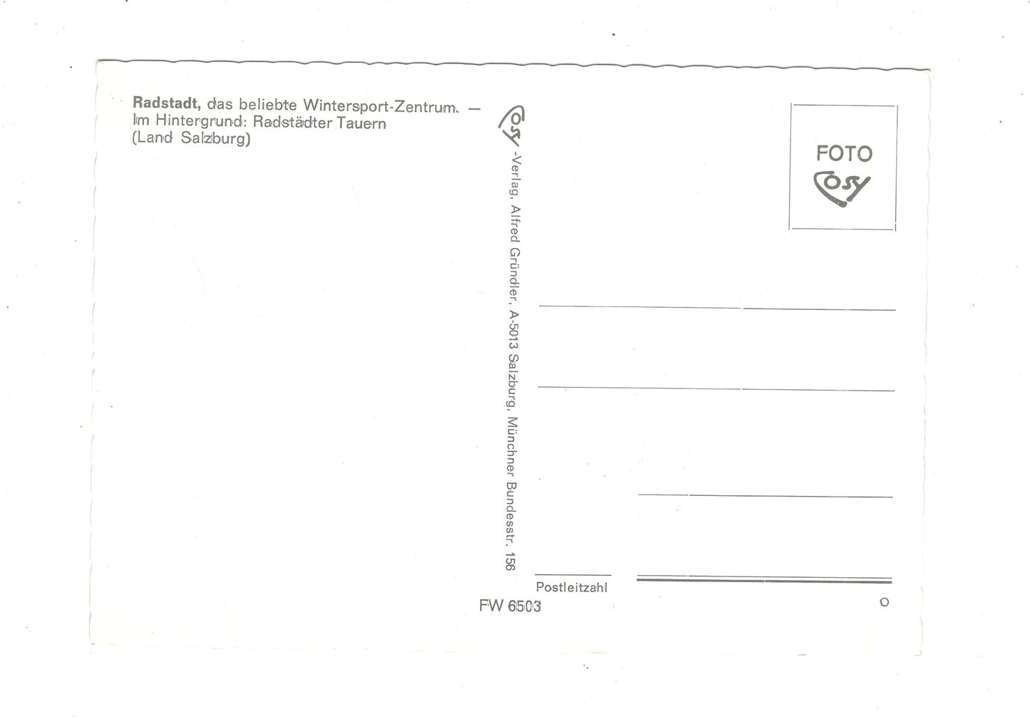 Ansichtskarte Radstadt / Pongau / Salzburger Land / Österreich