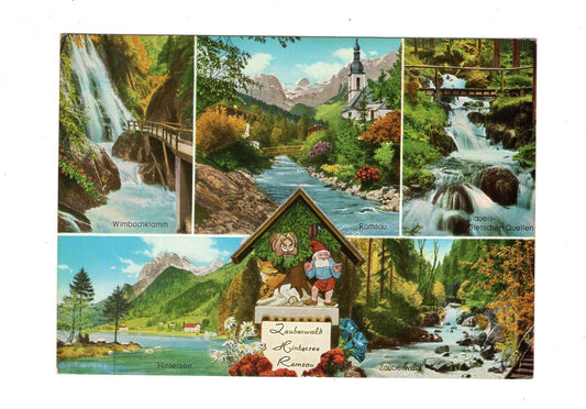 Ansichtskarte Berchtesgadener Land / Zauberwald / Hintersee / Ramsau