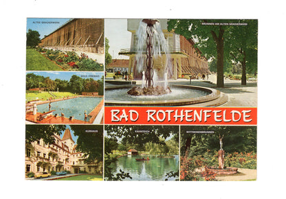 Ansichtskarte Bad Rothenfelde / Kurhaus / Kahnteich +++