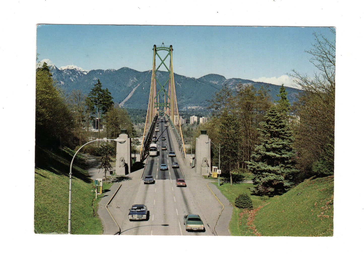 Ansichtskarte Lions Gate Bridge / Vancouver / British Columbia / Kanada