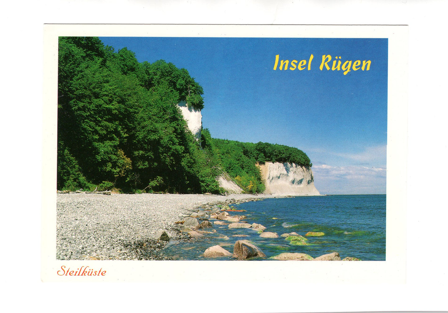 Ansichtskarte Insel Rügen / Steilküste