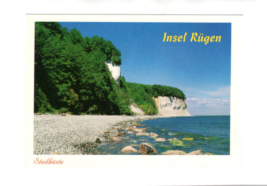 Ansichtskarte Insel Rügen / Steilküste