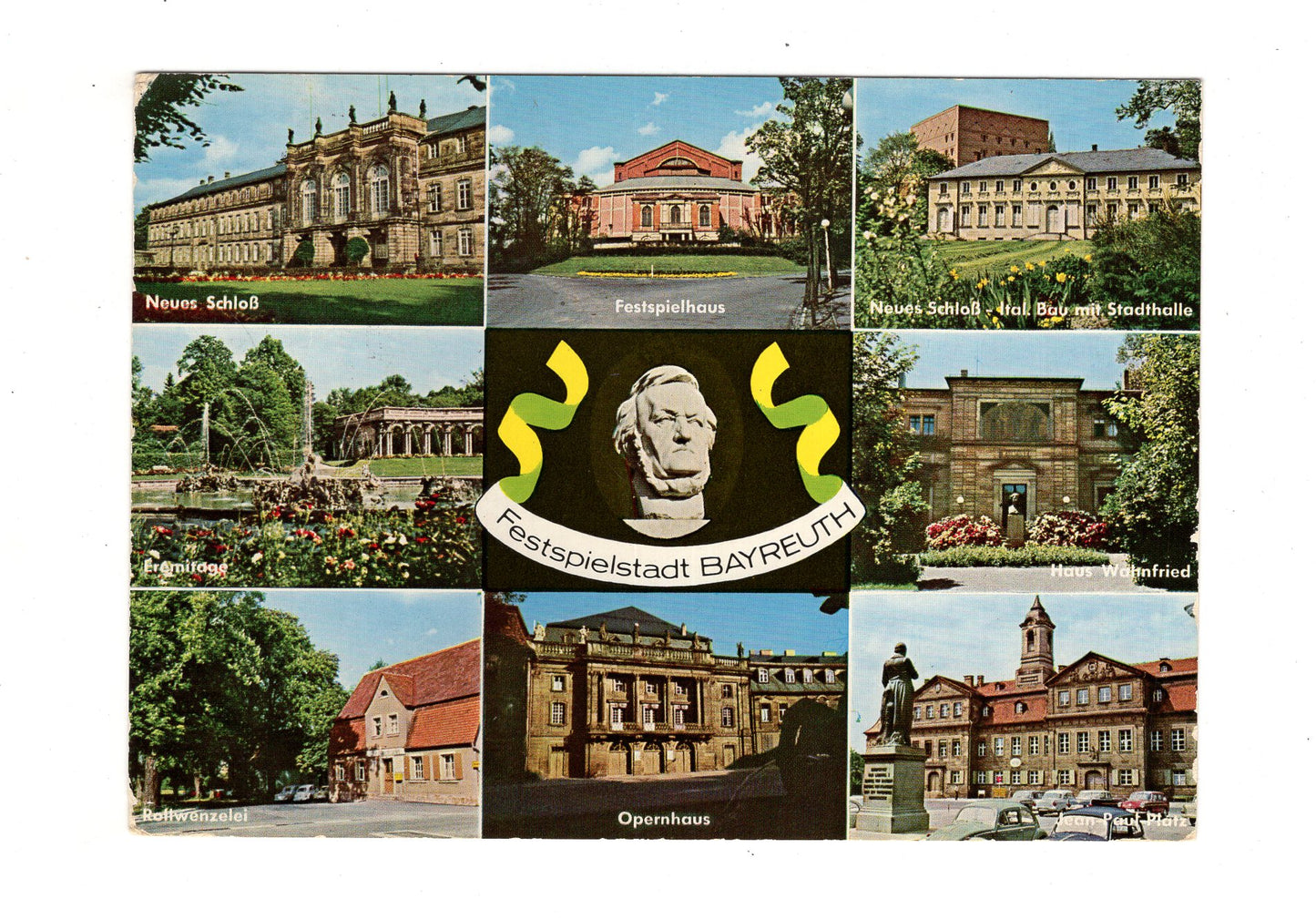 Ansichtskarte Bayreuth / Opernhaus / Neues Schloss +++