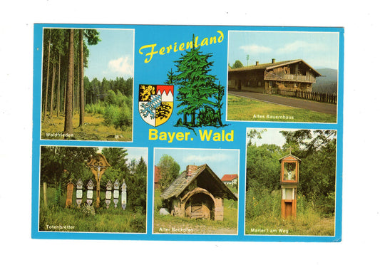 Ansichtskarte Ferienland Bayerischer Wald / Alter Backofen +++