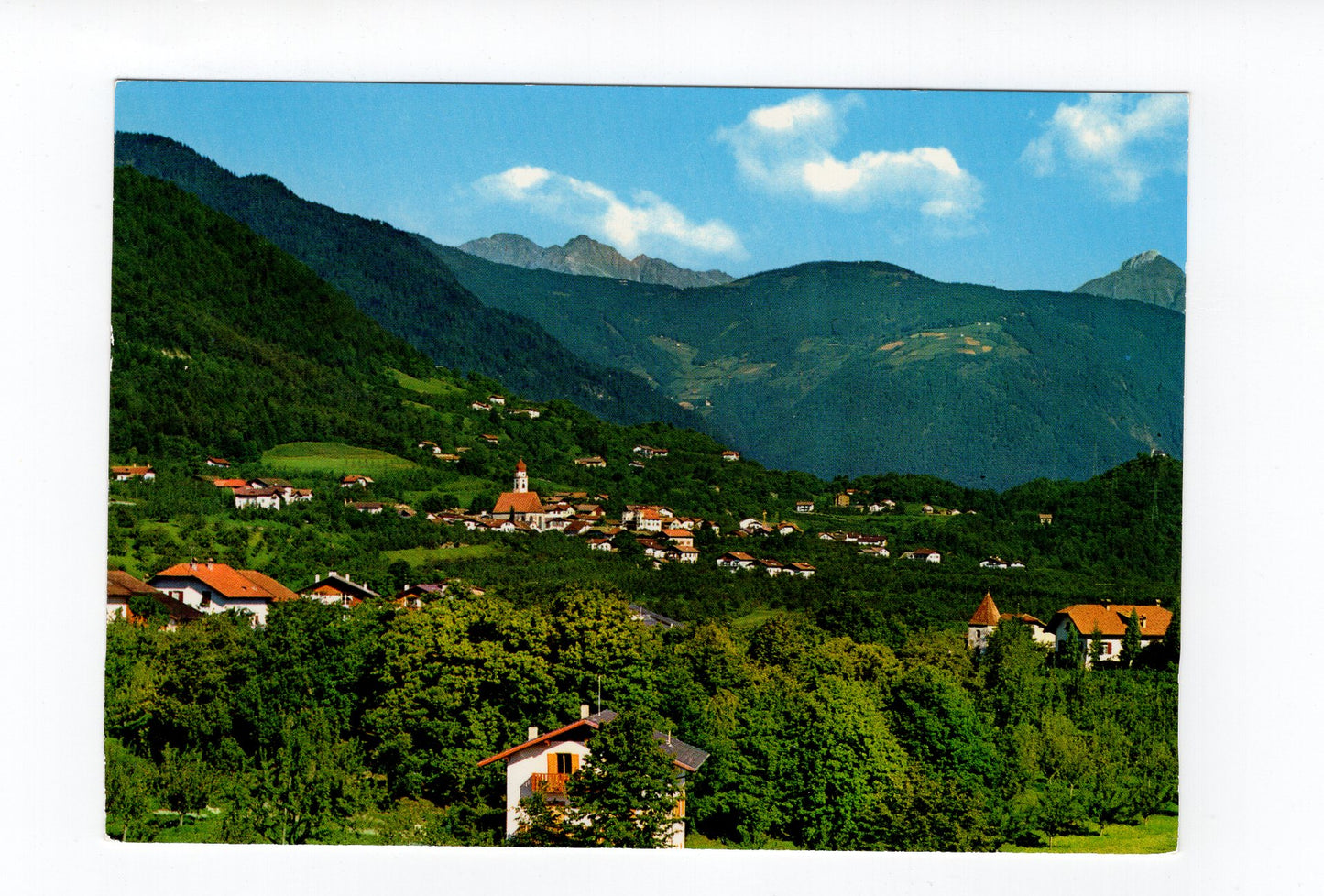 Ansichtskarte Tisens bei Lana-Meran im Mittelgebirge / Südtirol / Italien