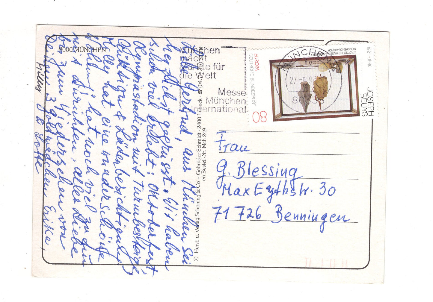 Ansichtskarte München - Englischer Garten / I1-67