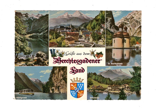 Ansichtskarte Berchtesgadener Land