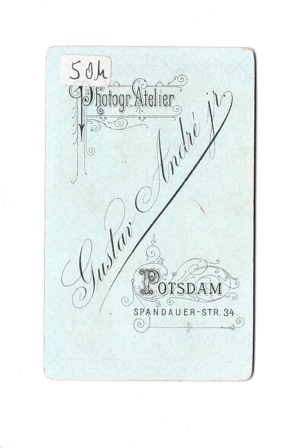 Fotografie Niedliches kleines Kind - Potsdam 1880er