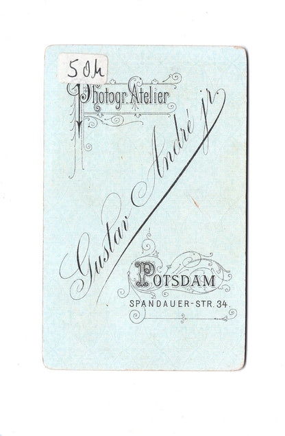 Fotografie Niedliches kleines Kind - Potsdam 1880er