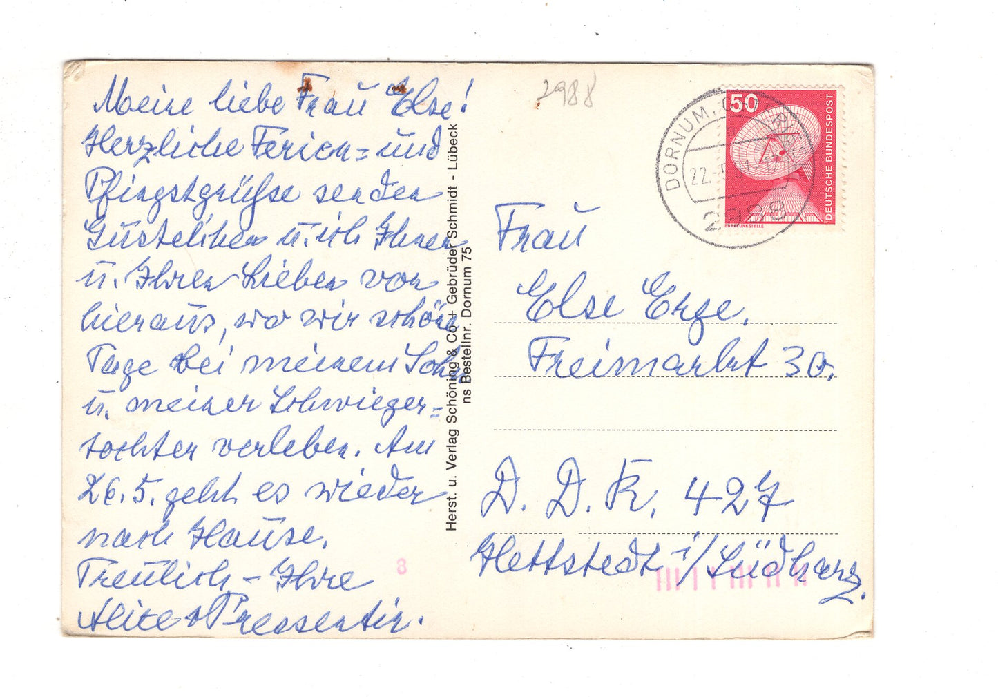 Ansichtskarte Dornumersiel / Ostfriesland / J1-65