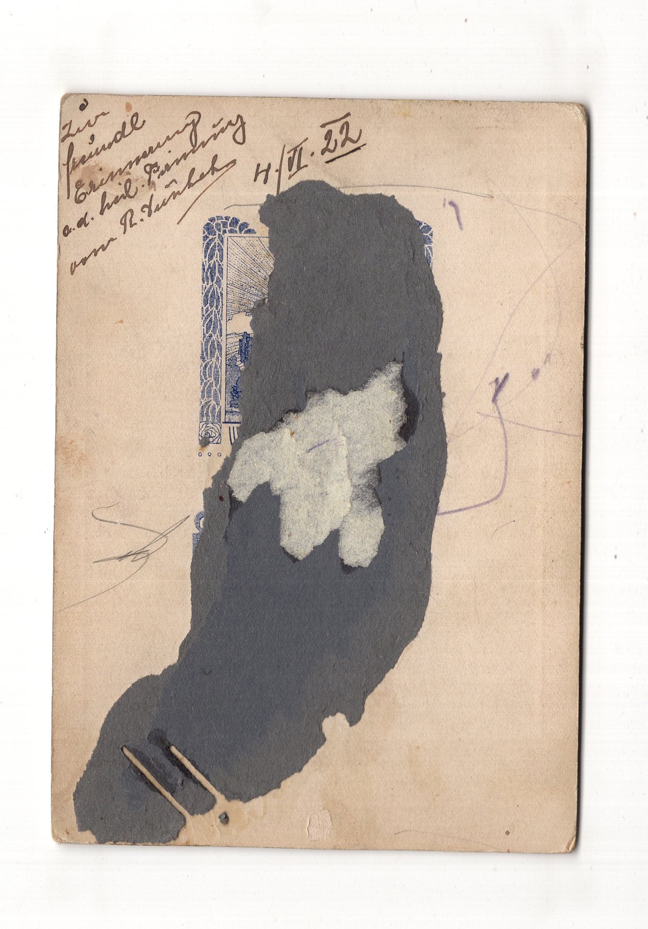 Fotografie Feine Damen mit Mädchen & Widmung - 1922