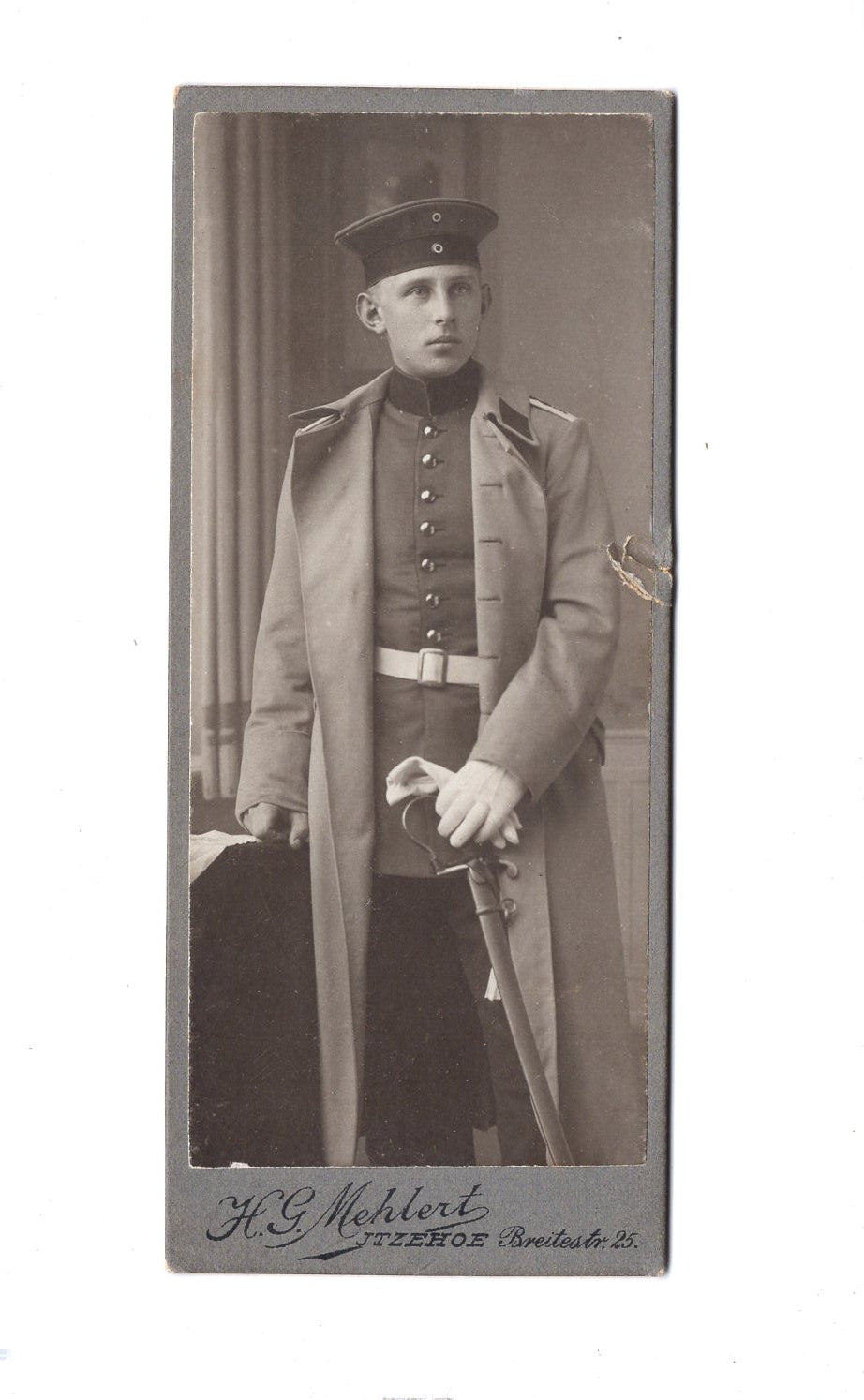 Fotografie Soldat / Soldatenportrait - Itzehoe 1900er