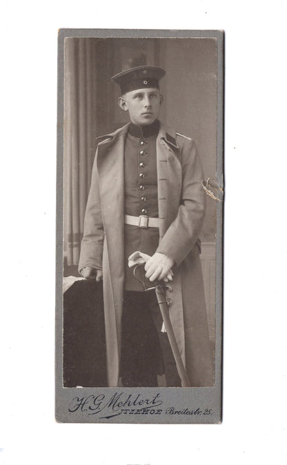Fotografie Soldat / Soldatenportrait - Itzehoe 1900er