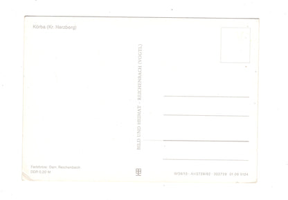 Ansichtskarte Körba / Kreis Herzberg / Naherholungsgebiet Körbaer See