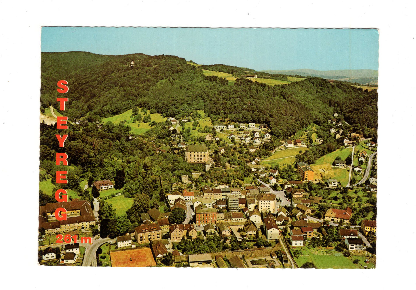 Ansichtskarte Steyregg im Mühlviertel / Oberösterreich / Österreich