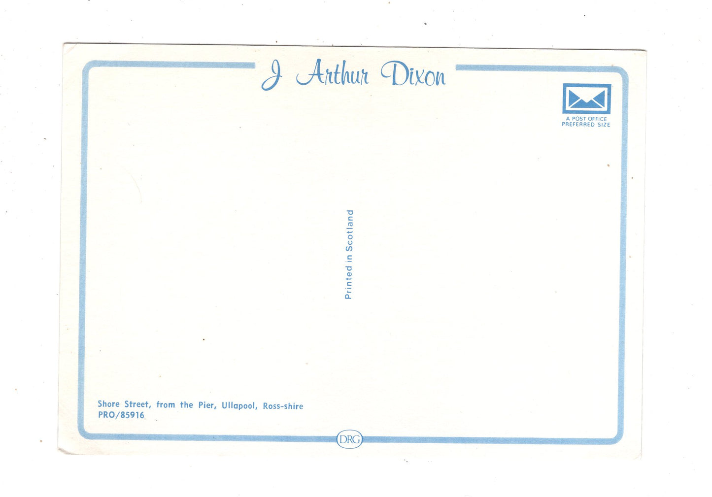 Ansichtskarte Ullapool / Shore Street / Schottland / M1-68