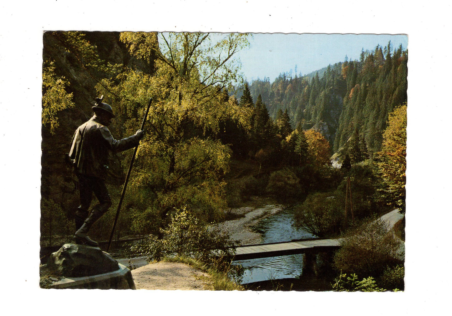 Ansichtskarte Kaiser-Franz-Josef-Denkmal in der Walster bei Mariazell / Österreich