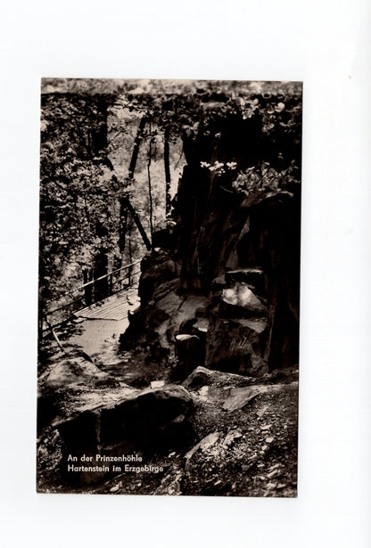 Ansichtskarte An der Prinzenhöhle / Hartenstein im Erzgebirge