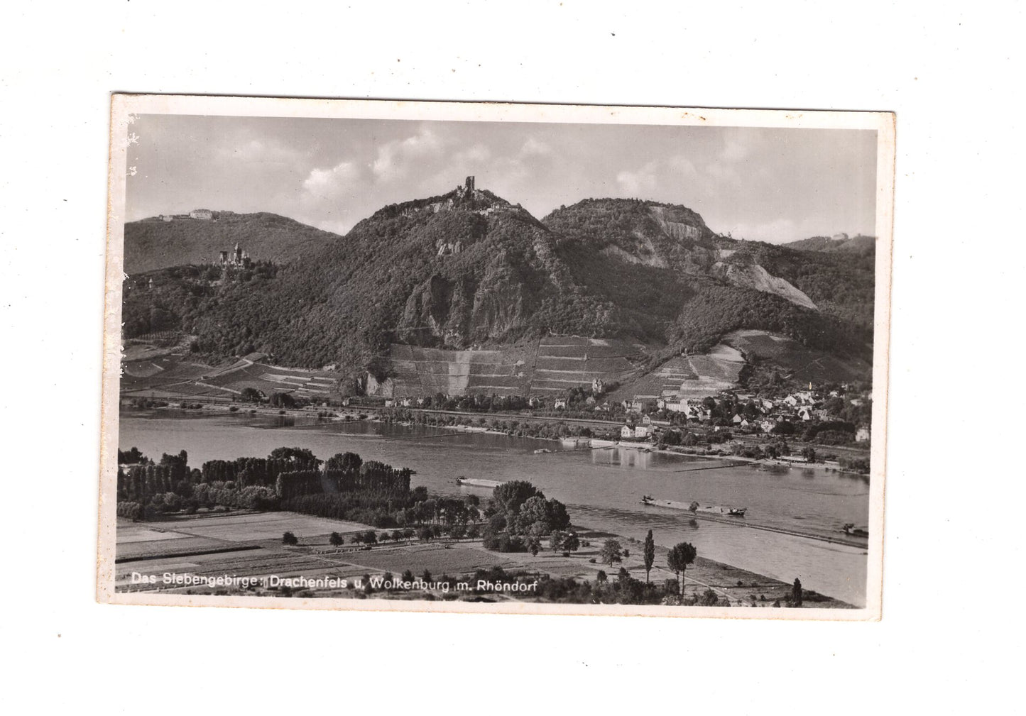 Ansichtskarte Siebengebirge / Drachenfeld - Wolkenburg - Rhöndorf / M1-63