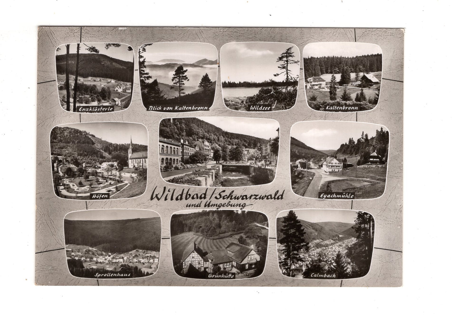 Ansichtskarte Wildbad und Umgebung / Schwarzwald / K1-57