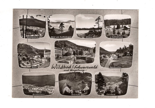Ansichtskarte Wildbad und Umgebung / Schwarzwald / K1-57