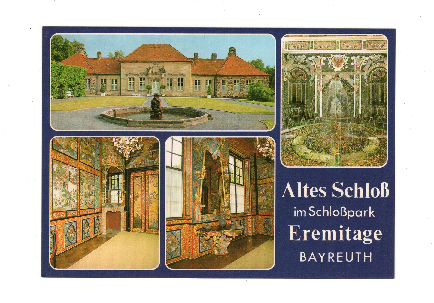 Ansichtskarte Bayreuth / Schloss Eremitage