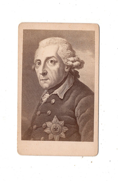 Fotografie Kunst / Friedrich II. (Preußen) / Friedrich der Große - 1870er