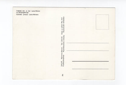 Ansichtskarte Tisens bei Lana-Meran im Mittelgebirge / Südtirol / Italien