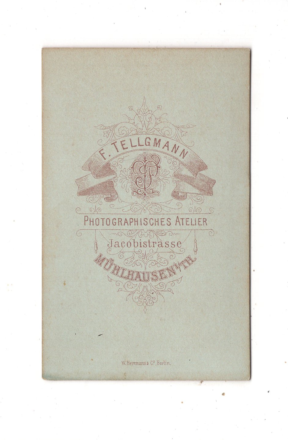 Fotografie Feine Dame - Mühlhausen in Thüringen 1870er