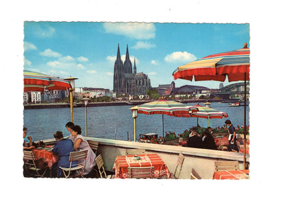 Ansichtskarte Köln am Rhein / Rhein und Dom / G1-58