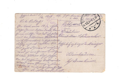 Ansichtskarte / Feldpost / Patriotische Karte - 1917