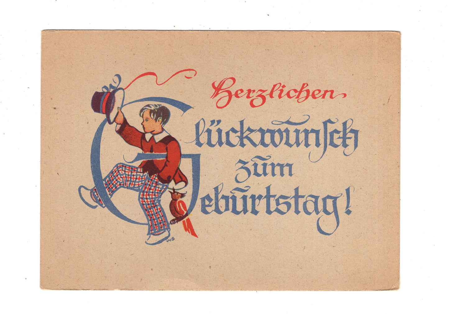 Ansichtskarte Glückwünsche / Glückwunsch zum Geburtstag / L1-56