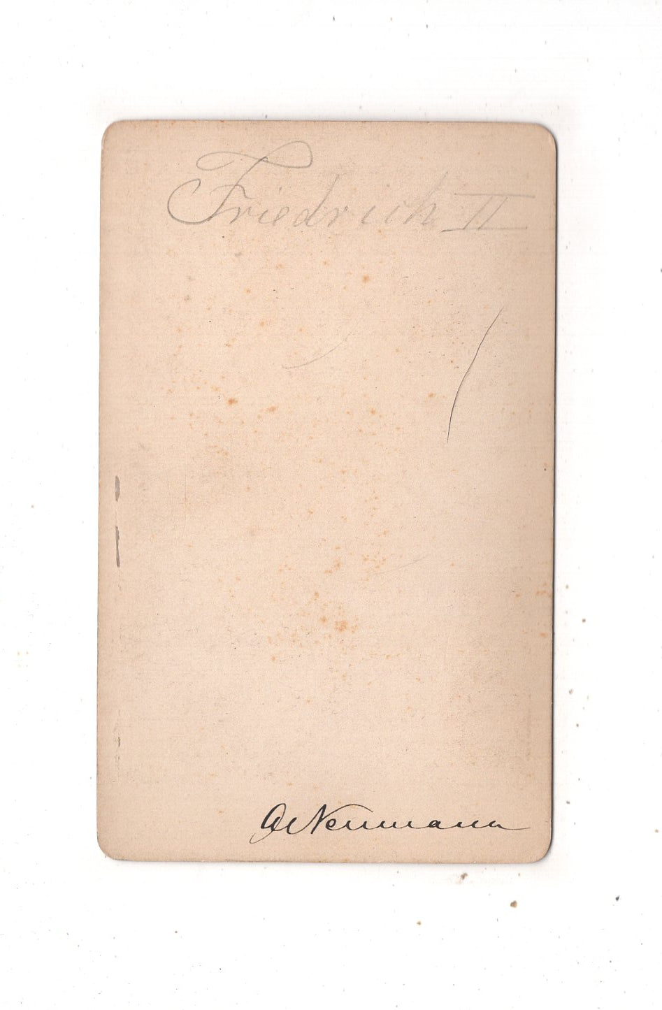 Fotografie Kunst / Friedrich II. (Preußen) / Friedrich der Große - 1870er