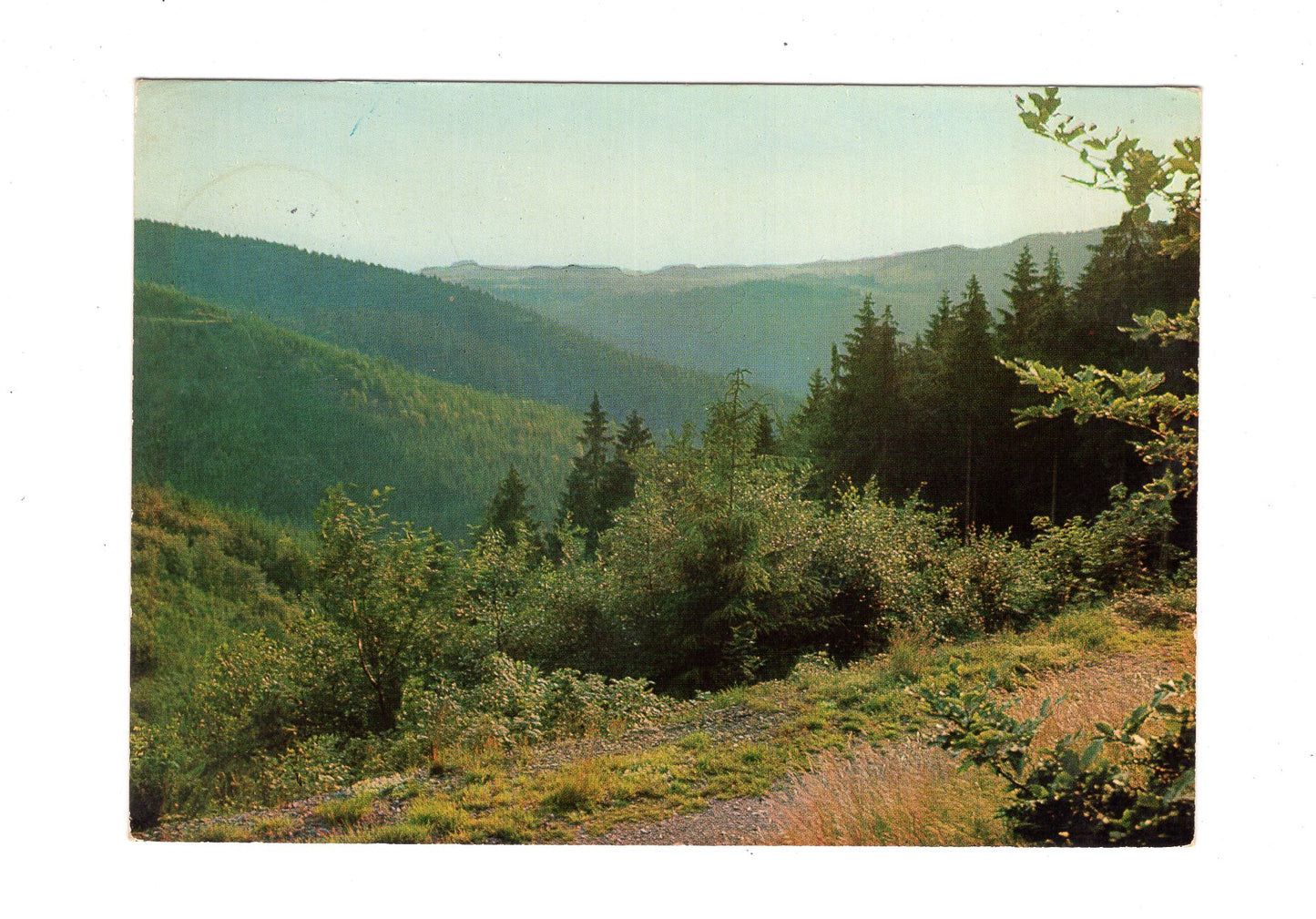 Ansichtskarte Blick in den Frankenwald