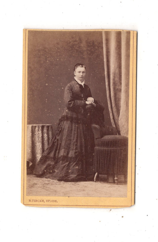 Fotografie Feine Dame - Stade 1870er