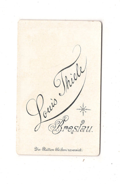 Fotografie Soldat - Breslau Wroclaw 1890er / CDV M1-05