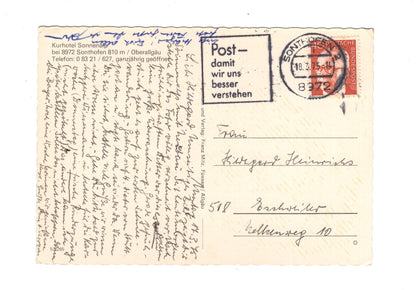 Ansichtskarte Kurhotel Sonnenalp bei Sonthofen im Oberallgäu / H1-54