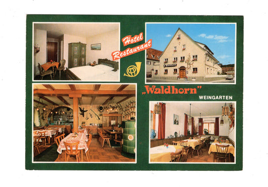 Ansichtskarte Hotel-Restaurant Waldhorn / Weingarten