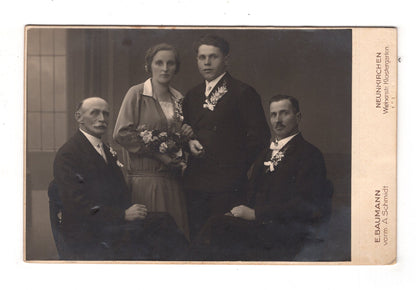 Fotografie Schönes Familienbild - Neunkirchen 1910er / CAB U-19