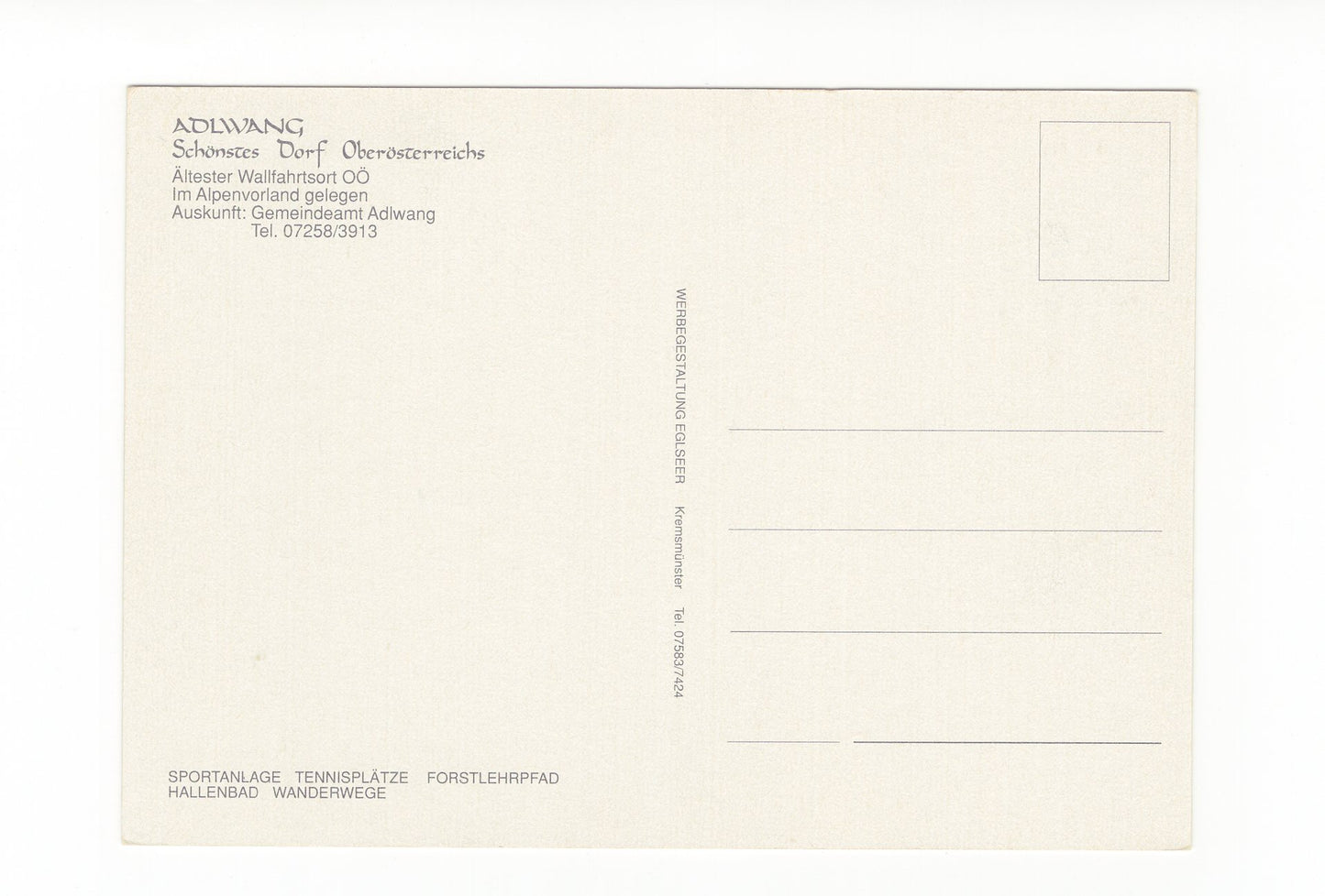 Ansichtskarte Adlwang / Oberösterreich / Österreich
