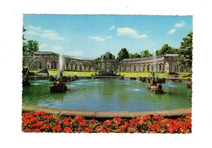 Ansichtskarte Bayreuth / Eremitage / Wasserspiele mit Sonnentempel