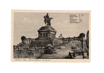 Ansichtskarte Koblenz am Rhein / Kaiser-Wilhelm-Denkmal