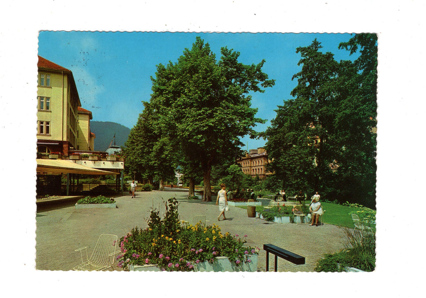 Ansichtskarte Wildbad im Schwarzwald / Kuranlagen / K1-57