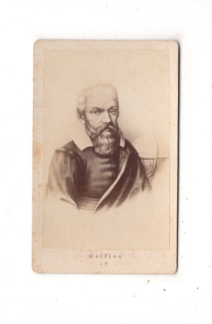 Fotografie Kunst / Galileo Galilei - 1870er