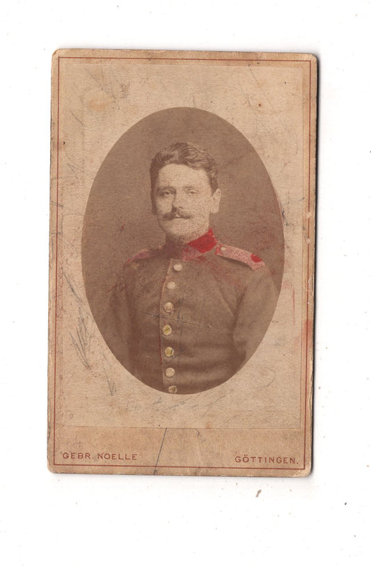 Fotografie Soldat - Göttingen um 1880 / CDV M1-05