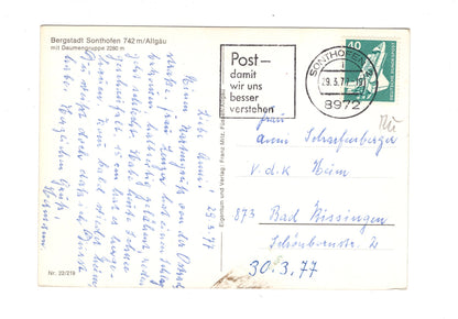 Ansichtskarte Sonthofen im Allgäu / H1-54