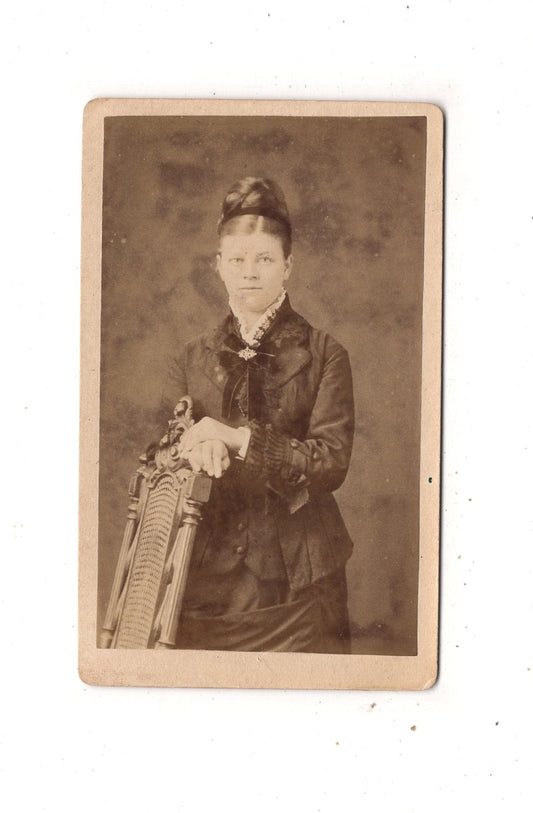 Fotografie Feine Dame - Stade 1870er