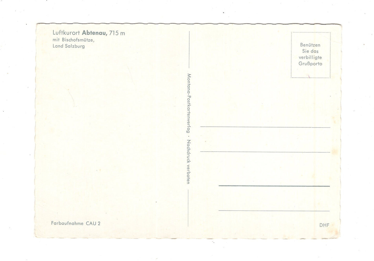 Ansichtskarte Abtenau / Salzburger Land / Österreich