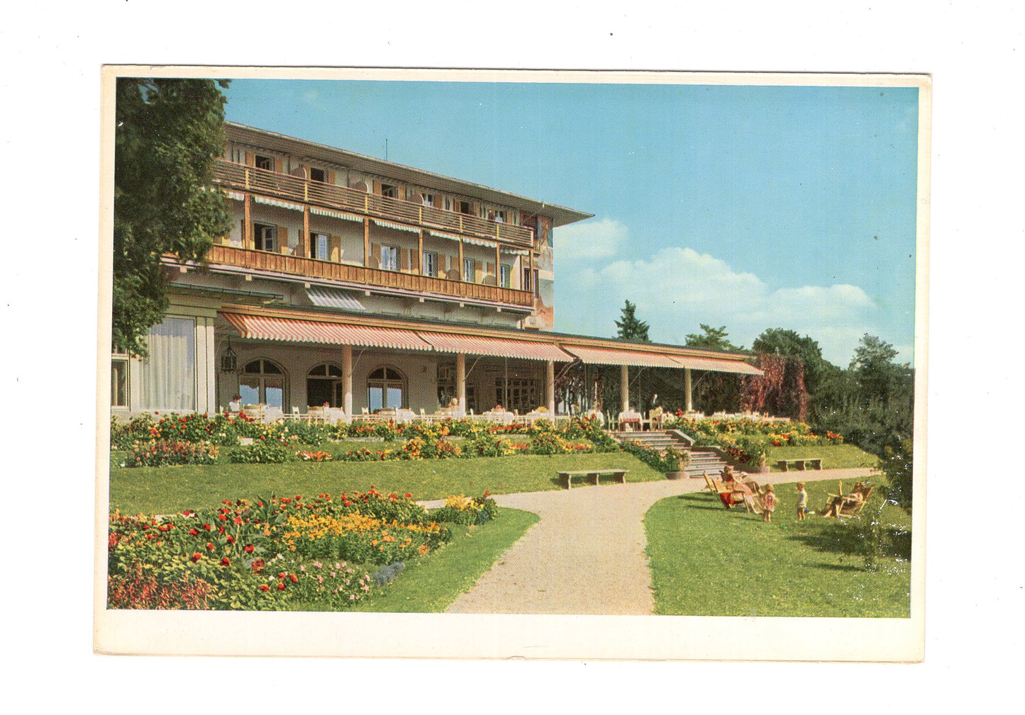 Ansichtskarte Hotel Kaiserin Elisabeth / Feldafing am Starnberger See